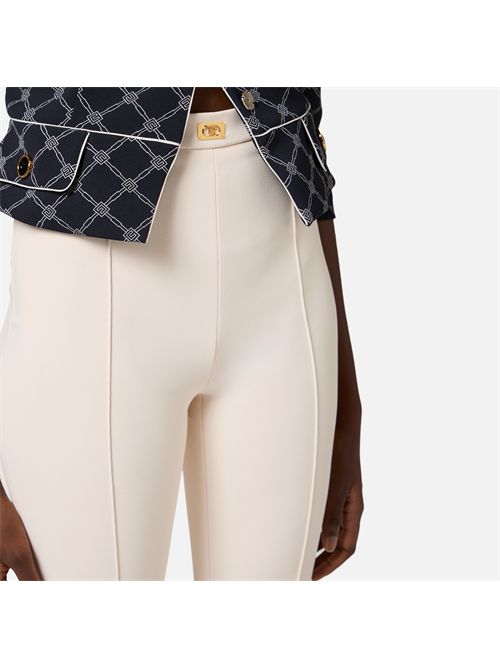 pants woman white ELISABETTA FRANCHI | PA07951E2/193